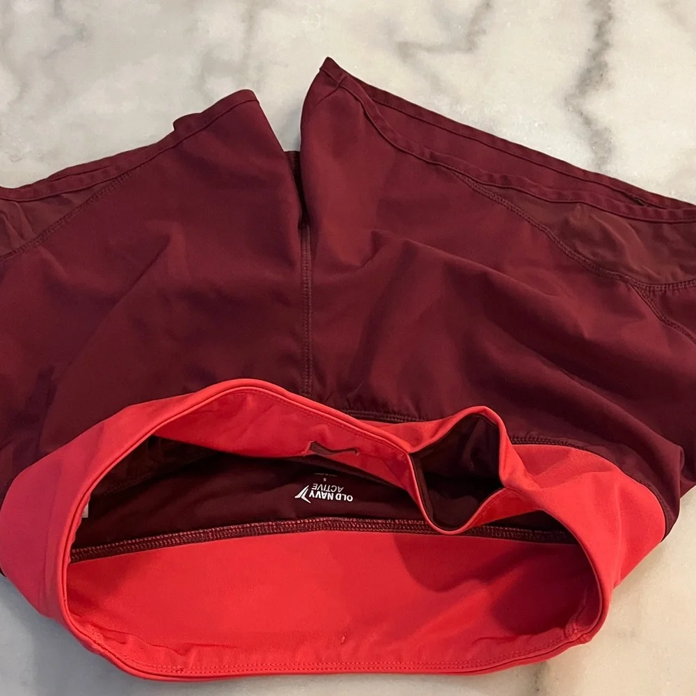 Old Navy Red Athletic Running Shorts - Picture 8 of 11